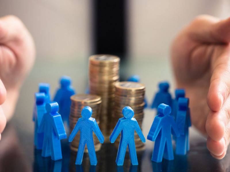 Team bei der CRM-Planung für eine Genossenschaftsbank
